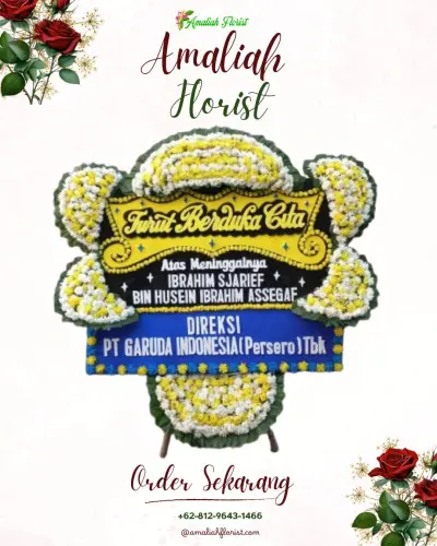 Papan Bunga Duka di Sampalan Kelod