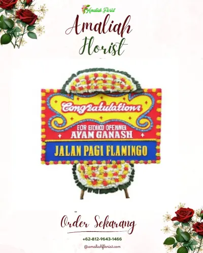 Bunga Papan Congratulation di Sampalan Kelod